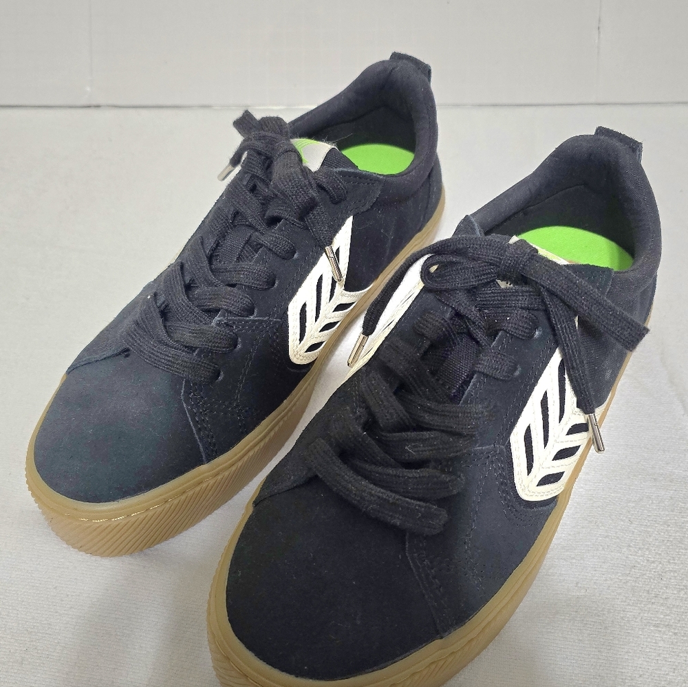 CARIUMA Catiba Pro Skate Shoe Unisex Adults M8/W9.5 Black Ivory Lace Up NWOB - Picture 2 of 16